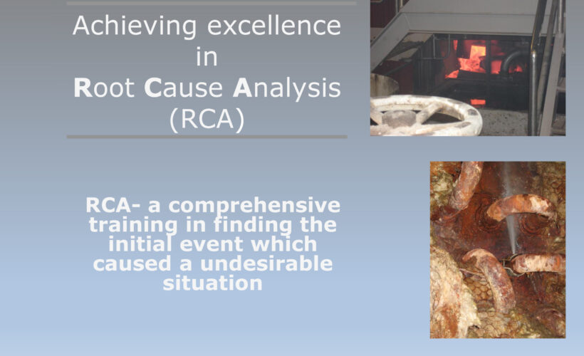 Achieving excellence in Root Cause Analysis